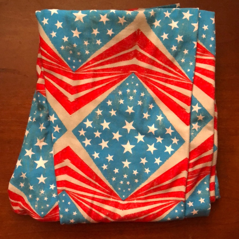 OS American Flag LuLaRoe Leggings